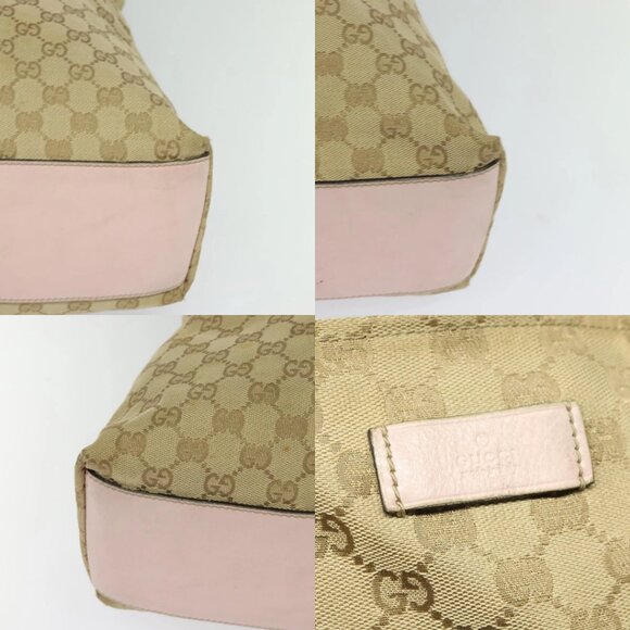 GUCCI GG Canvas Tote Bag Beige Gold 131233 Auth 121682 - Picture 15 of 15